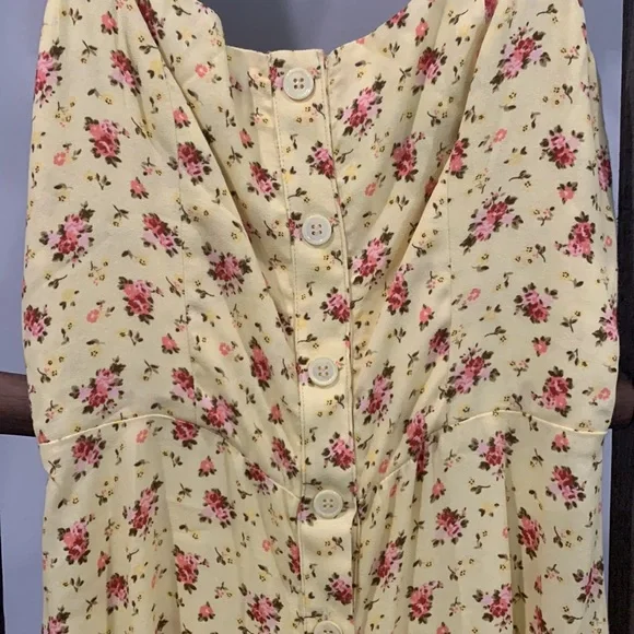 REFORMATION | Floral Midi Dress Sz 4 - Picture 8 of 13